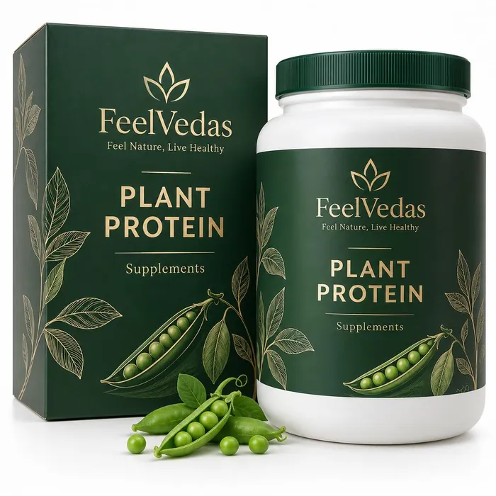 FeelVedas Plant Protein packaging concept