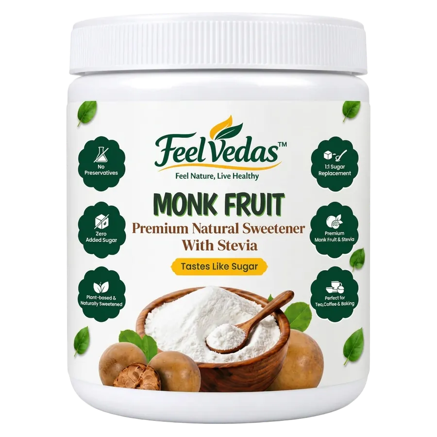 Monk Fruit Premium Natural Sweetener with Stevia